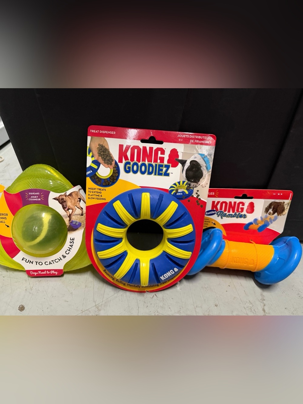 KONG Goodiez Blue & Yellow Treat Dispenser